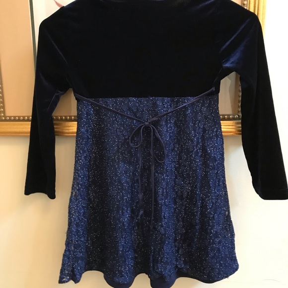 Girls blue dress size 6 - Picture 5 of 6